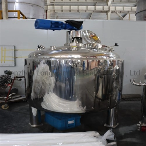 Ezo Sanitary Stainless Steel Pressure Large Scale Sterile Powder Granule Homogenizing Emulsification Tank