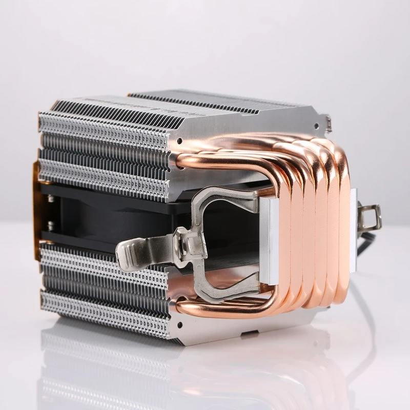 6 Heat Pipe Double Tower Air Heatsink PC Fan 3pin 4pin for Intel LGA 1700 1151 1155 1200 1366 AMD Processor I3 I5 I7 CPU Cooler