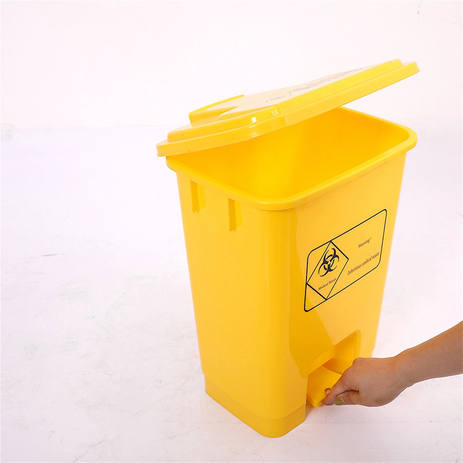 Plastic Clinical Waste Bin Chemical Dustbin Medicalwaste Trash Can