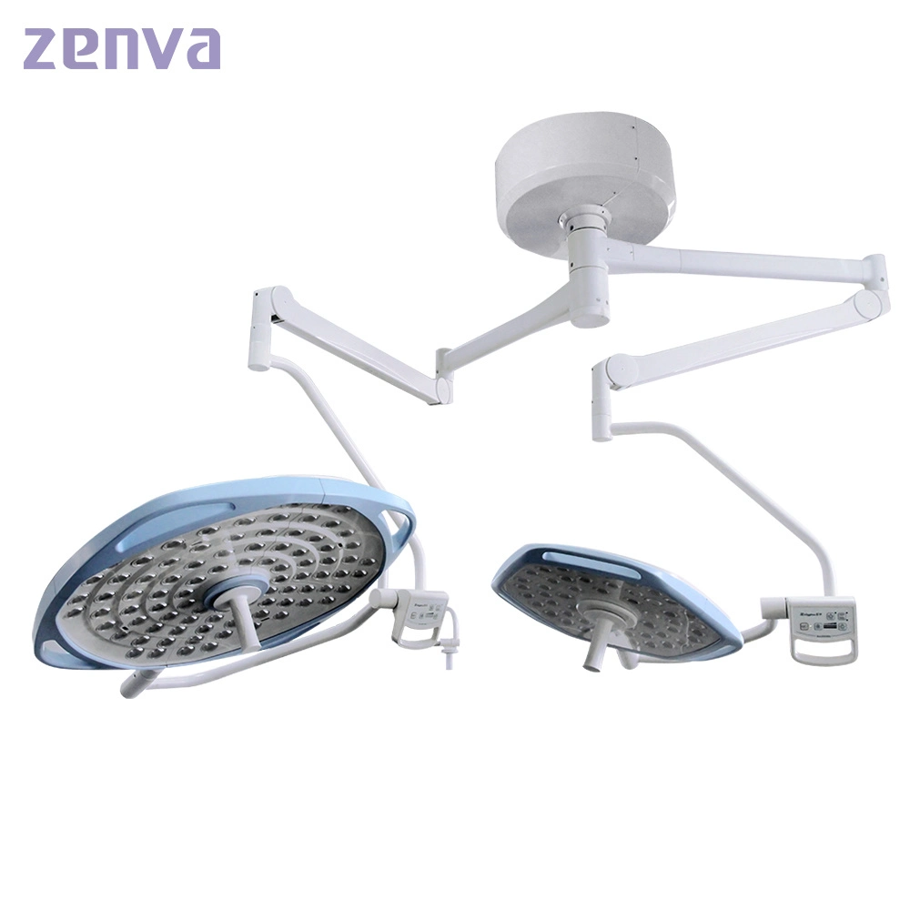 Double Head Ceiling Mounted Surgery Light Medical Shadowless Lamp