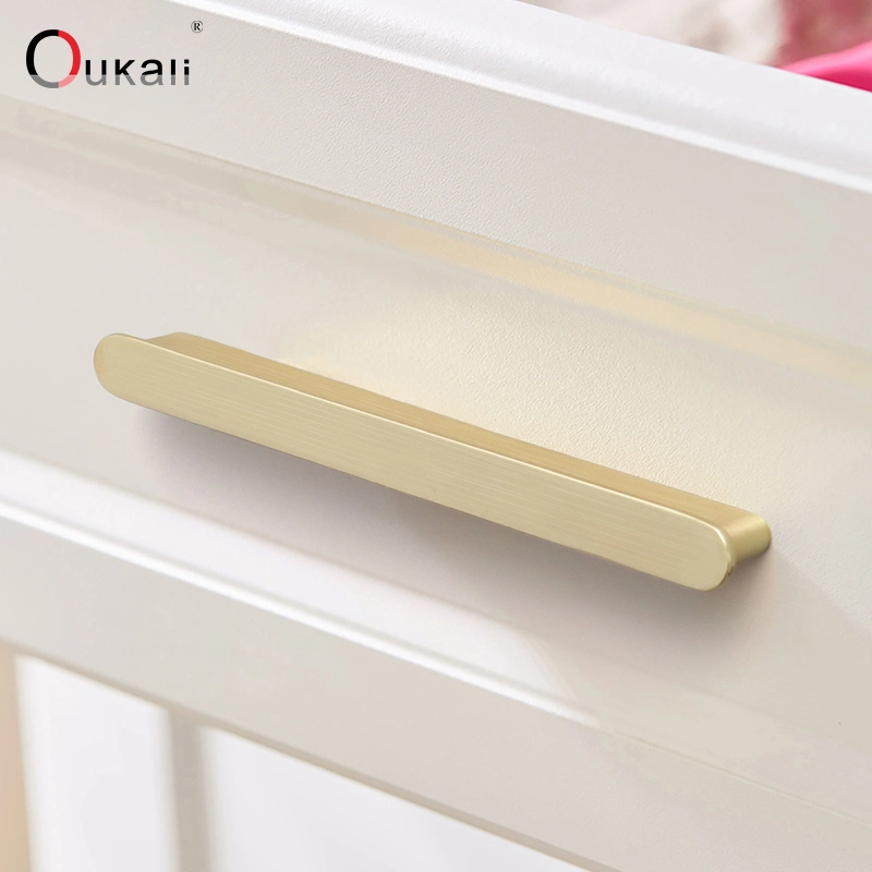 Long Contracted Zinc Alloy Handle Drawer Cabinet Wardrobe Door Knob Hardware Furniture