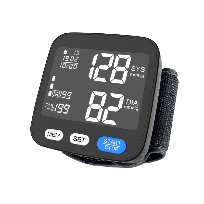 New Promotion Customized Available Professional Certification Wrist Sphygmomanometer OEM Accurate Smart Healthcare Bp Machine Digital a Blood Pressure Monitor