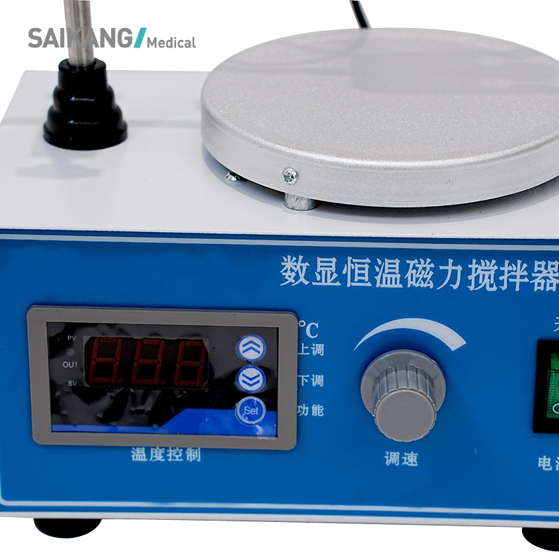 Agitador magnético para aquecimento eléctrico de alta temperatura SK-Sy16 Saikang para laboratório