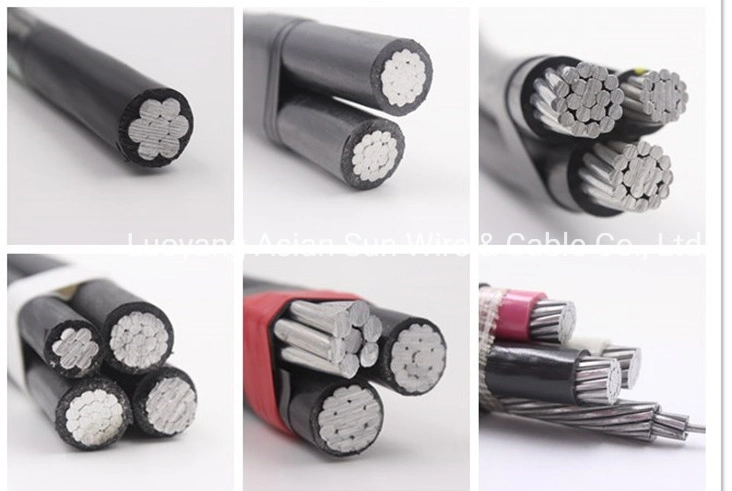 Triplex Service Drop XLPE Insulated 2/0 AWG Aerial Bundled Aluminum Cable