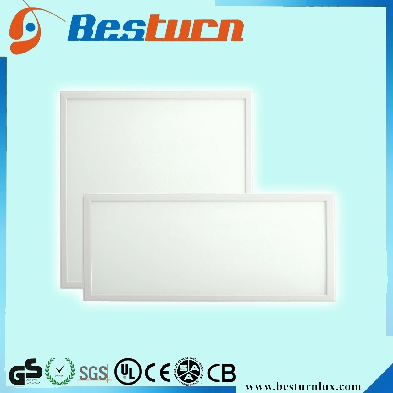 CE/UL 40W, 50W de la Oficina Comercial de la iluminación interior empotrable de techo LED con retroiluminación de la luz de panel de pared con 3 años de garantía.