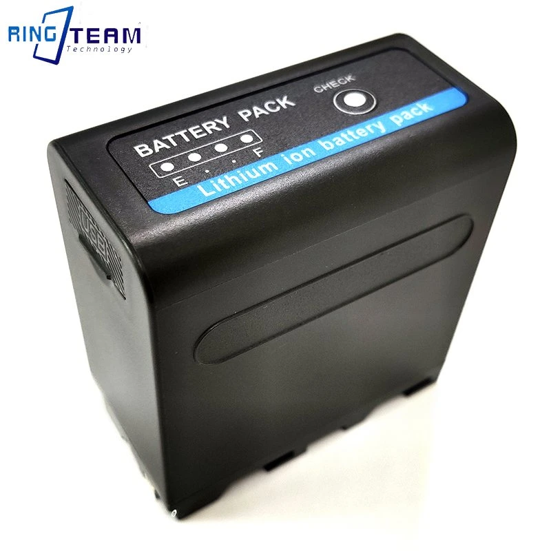 Large-Capacity Lithium Camera Battery Np-F980d for Sony Camera Dcr-Vx2100e/Ax2000e Dsr-Pd150p Dsr-Pd190p/198p