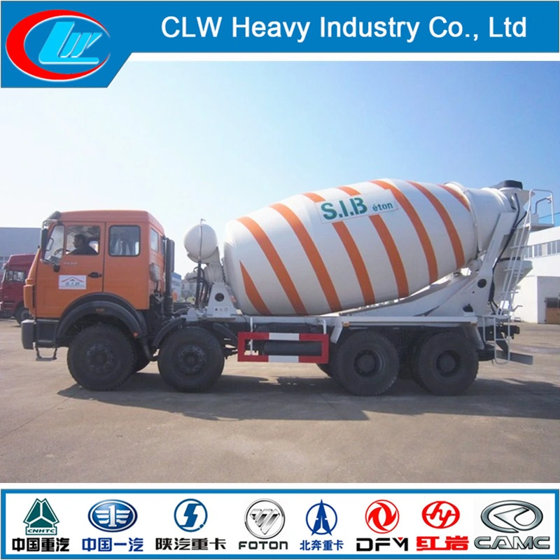 North Benz Manufacturer G10V Mobile Concrete Mixer 10m3 Concrete Mixing Truck Price