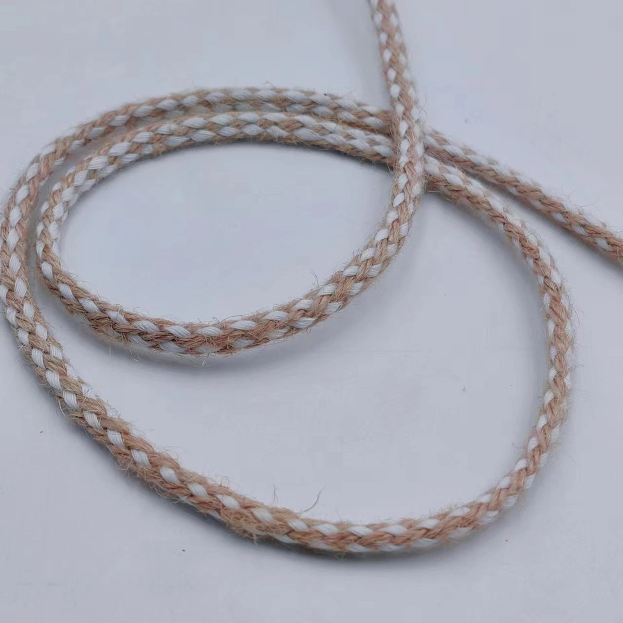 0.5mm Cotton and Jute 8-Strand Rope Small Hanging Rope