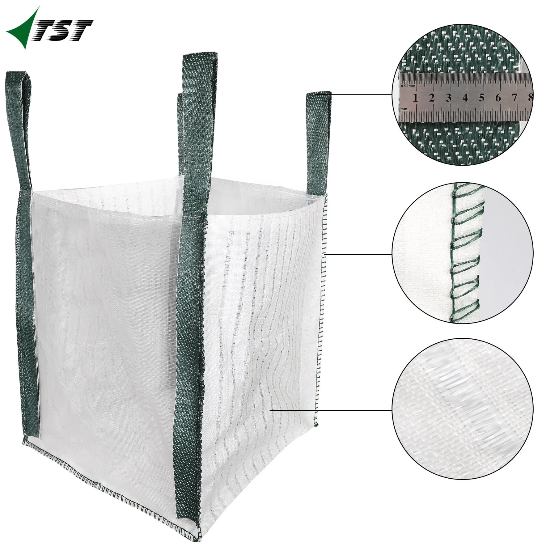 Durable Mesh Firewood Bag with Custom Loops for Packing Dry Wood for Norway Market