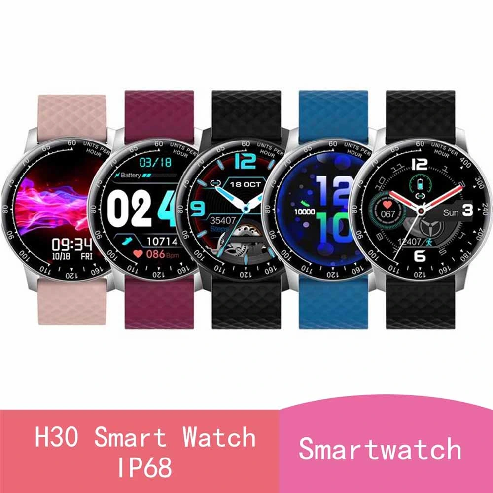 H30 Big Color Screen Pedometer Fitness Tracker Waterproof Smart Watch