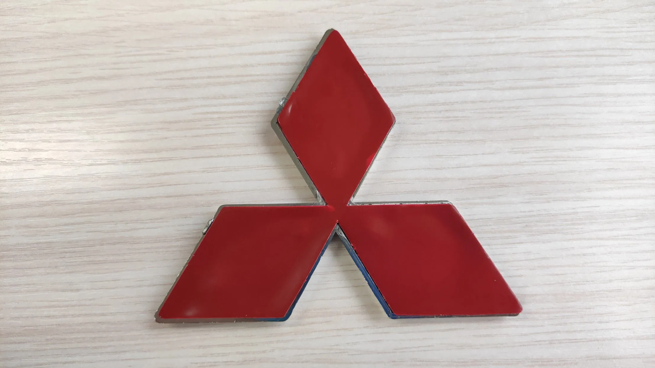 Car Rhombus Style Red Decal Logo Emblem Car Accessories