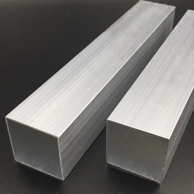 1050 Industry Extruded Square/Round 6061 Hollow Tube 20X20 Anodized Telescopic Rofile Aluminum Alloy Square Tube for Cube System