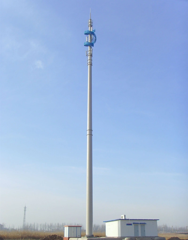 Hot DIP Galvanized Steel Tube Tower for Communication