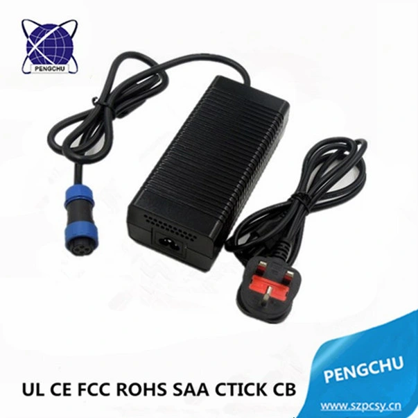 Desktop AC DC Power Adapter 12V 16A 192W Switching Power Supply with waterproof 4pin dc jack