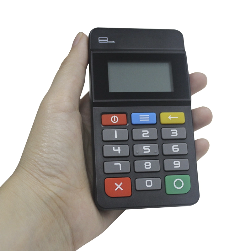 Plastic Mini Portable POS Smart Card Reader Pinpad