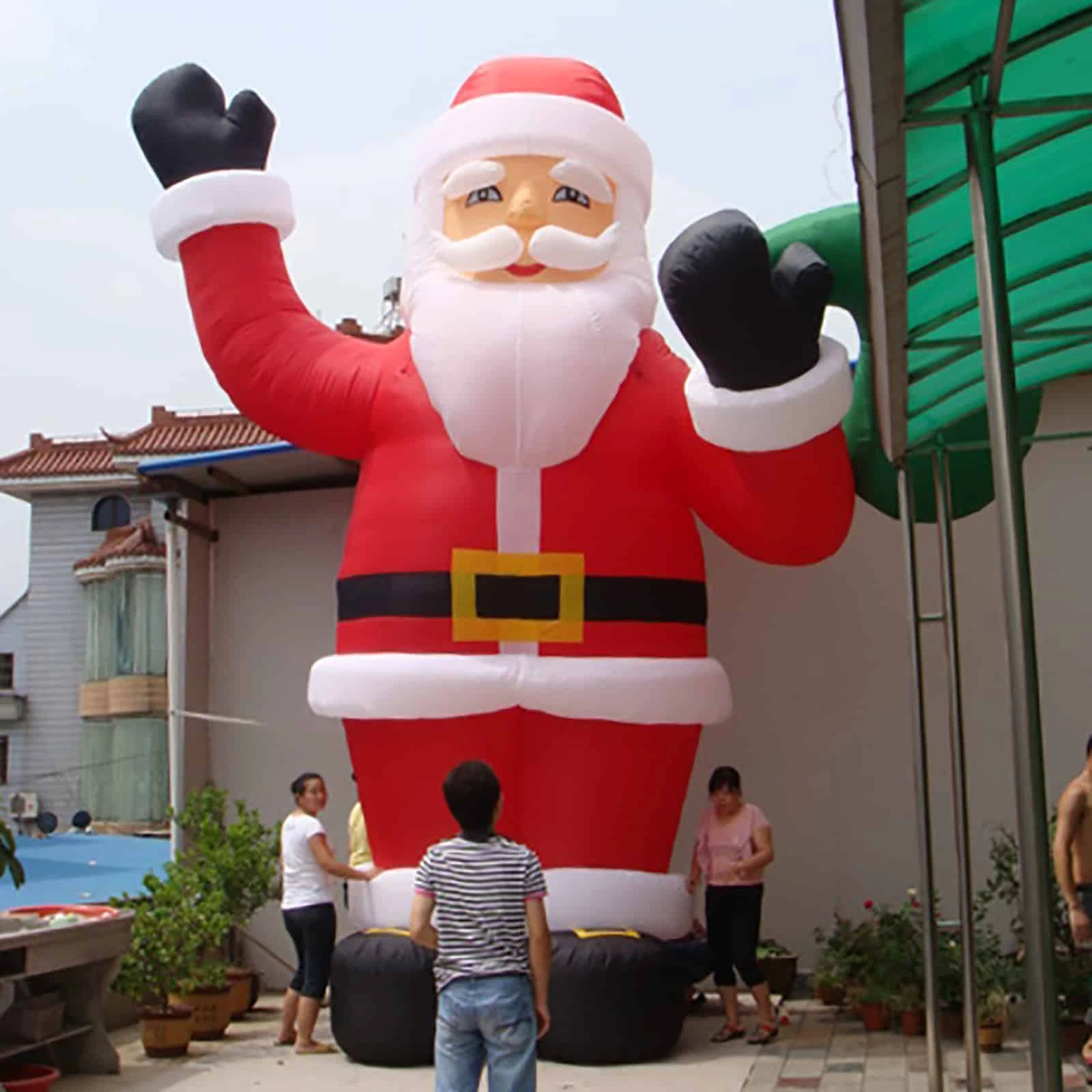 2023 New Inflatable Christmas Decoration/Inflatable Christmas Town Construction