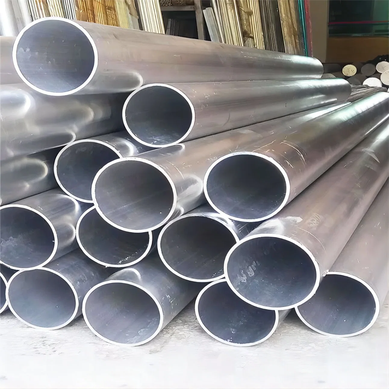 Aluminum Alloy Tube 7020 7075 T6 Cold Rolled Wall Thickness 2mm Seamless Aluminum Round Pipe