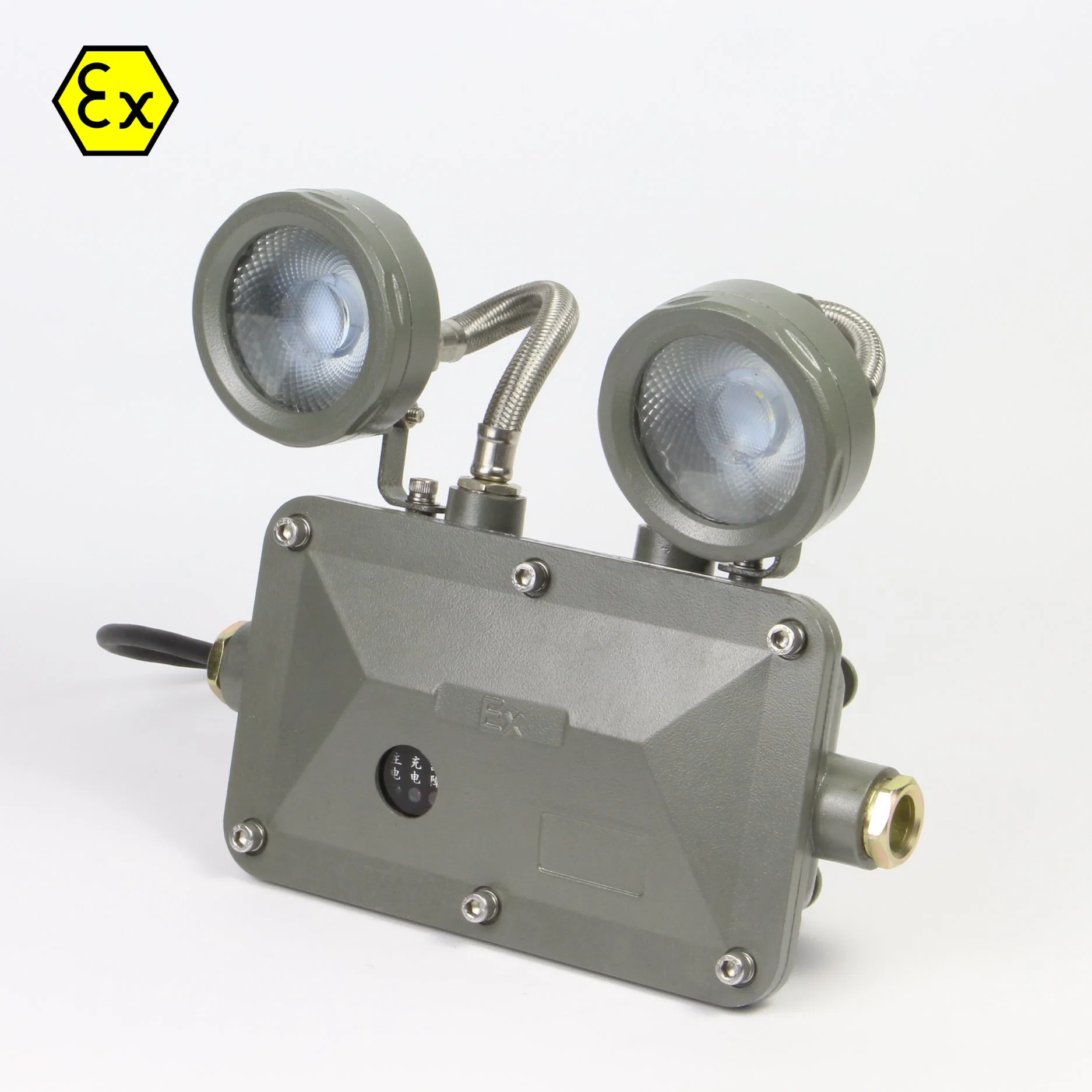 IP66 Waterproof Explosion Proof LED Twin Heads Emergency Light