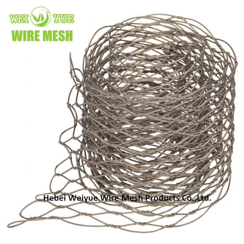 Stainless Steel Zoo Cage Bird Aviary Netting/Zoo Mesh Rope Net