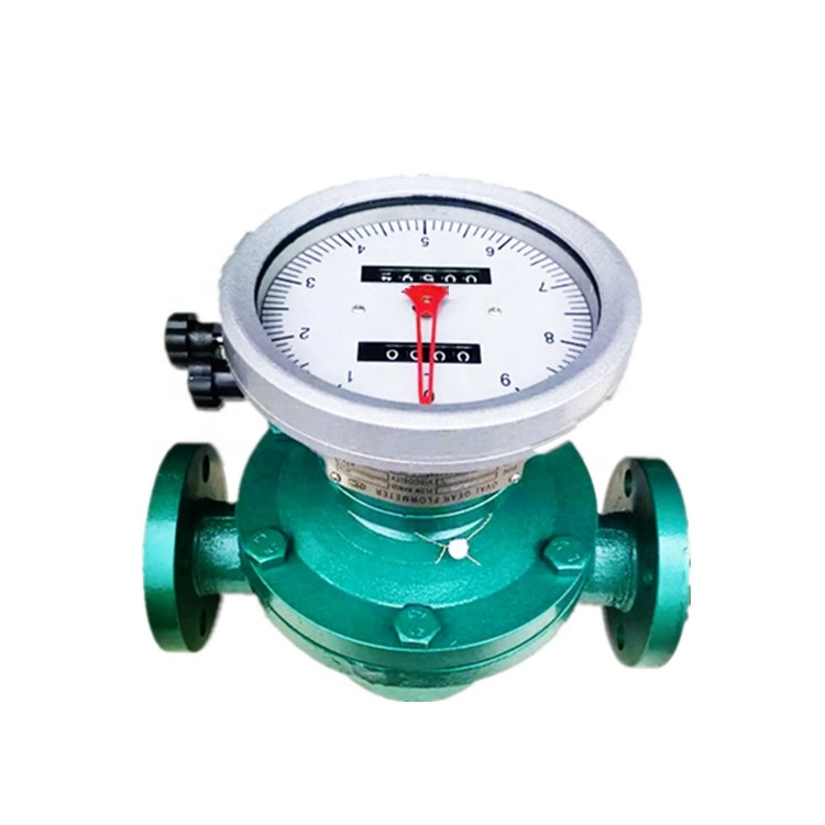 High Viscosity Vegetable Oil Flow Meter Diesel Fuel Oval Gear Flowmeter