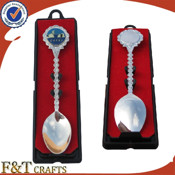 High quality/High cost performance  Plating Nickle Soft Enamel Measuring Spoon for Souvenir