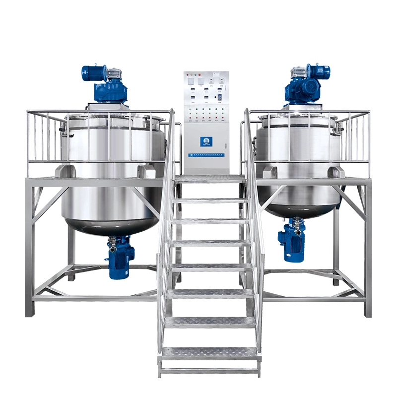 High quality/High cost performance  Liquid Shampoo Liquid Hand Wash Making Equipment with Electric Heater Jacket Mixer Soap Making Mixing Machine