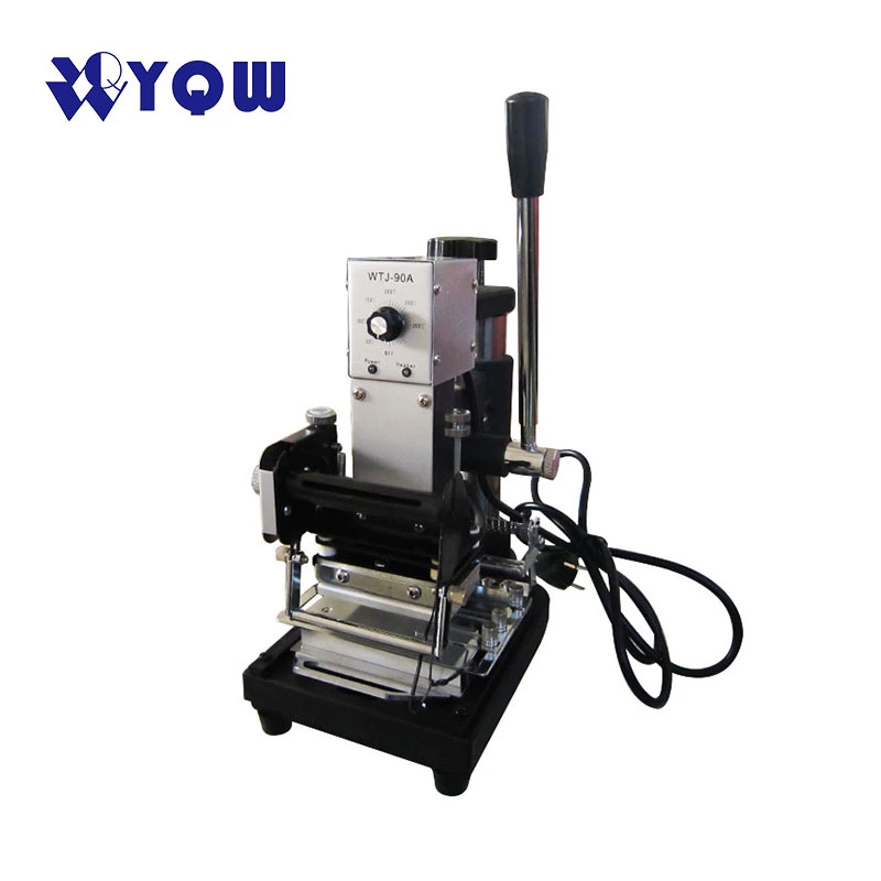 Manual Embossed PVC Card Hot Foil Heat Press Tipping Machine