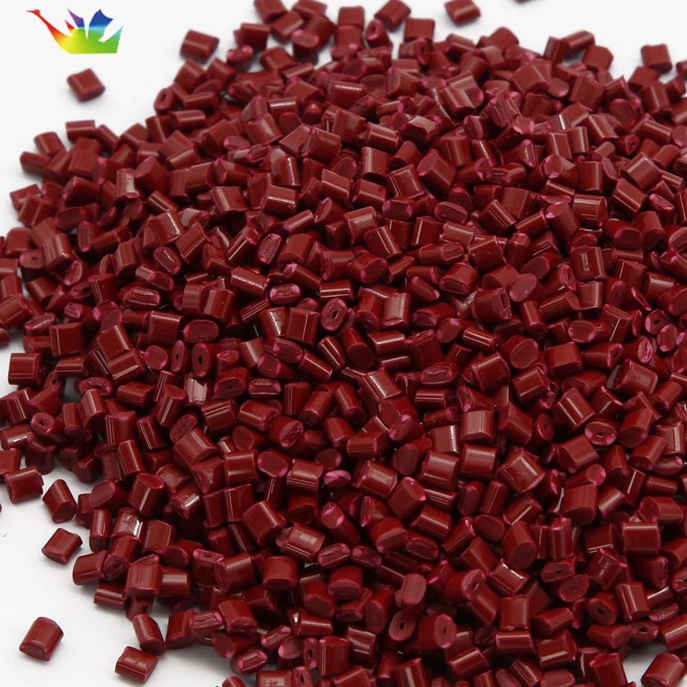 ABS, PP, PE, PS, AS, PET, PA, PC Plastic Pellet Brick Red Color Plastic Raw Material of Resin Tile