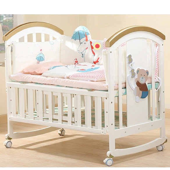 High quality/High cost performance  Hot Sale Wooden Swing Baby Bed Cradle for Newborn Kids