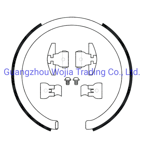 Auto Brake Shoe Set (Heck) 1710930 für Chevrolet / GMC / Cadillac / Saab