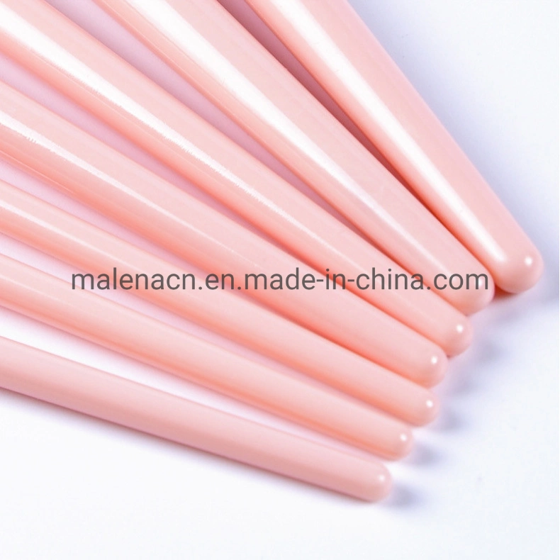 Hot Sale Slanted Ferrule 7PCS Cosmetic Makeup Brush with Synthetic Hair