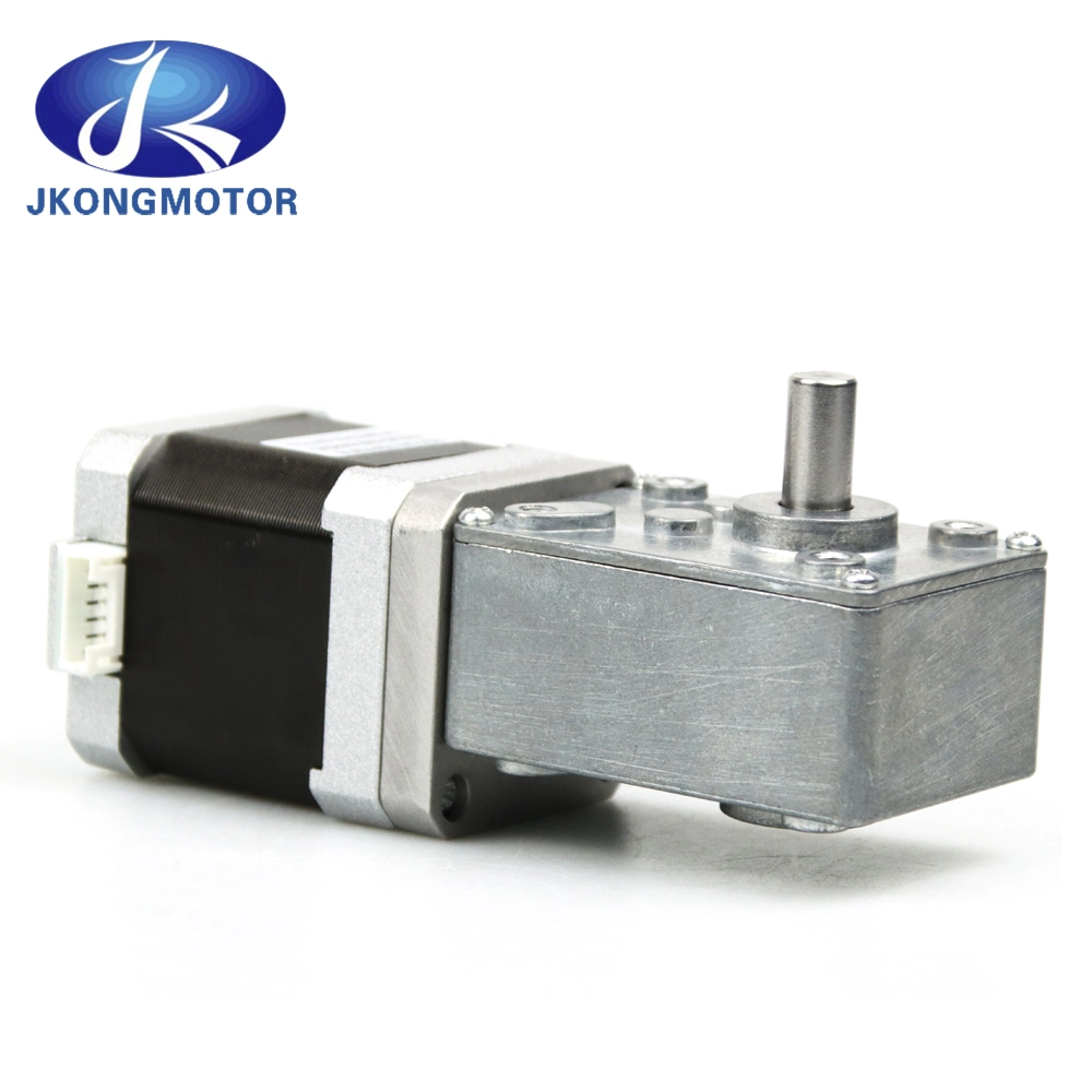 NEMA 17 42mm Stepper Motor Worm Planetary Gear Speed Reducer Gearbox Jk42HS48-1504A-634jsx32