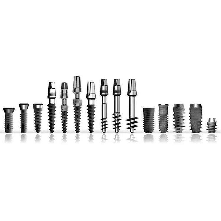 Quality Spiral Titanium Dental Implant/Dental Screw From France