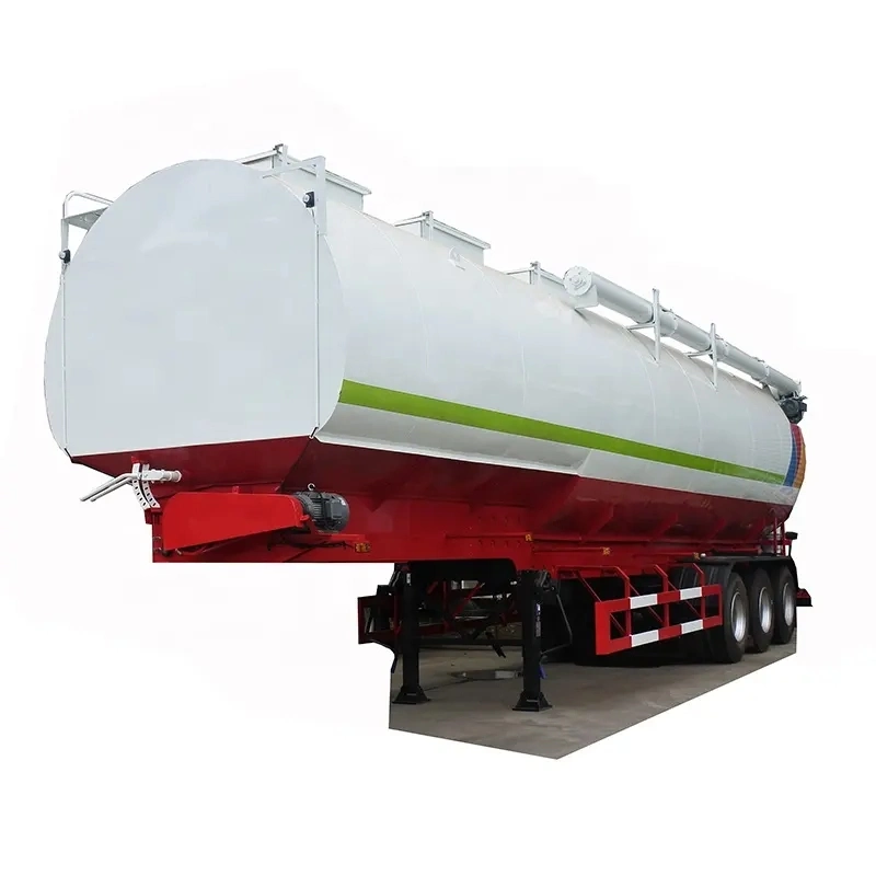 Electric /Hydraulic Type 30 Tons 60000 Liters Bulk Feed Delivery Tank Trailer