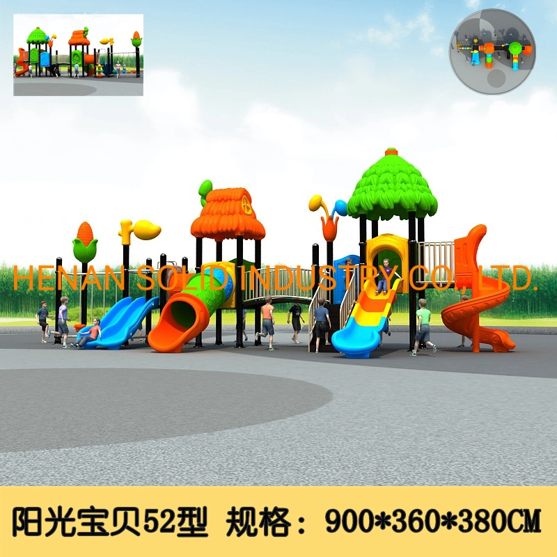 Children Outdoor Plastic Slide Sets Backyard Kids Amusement Park