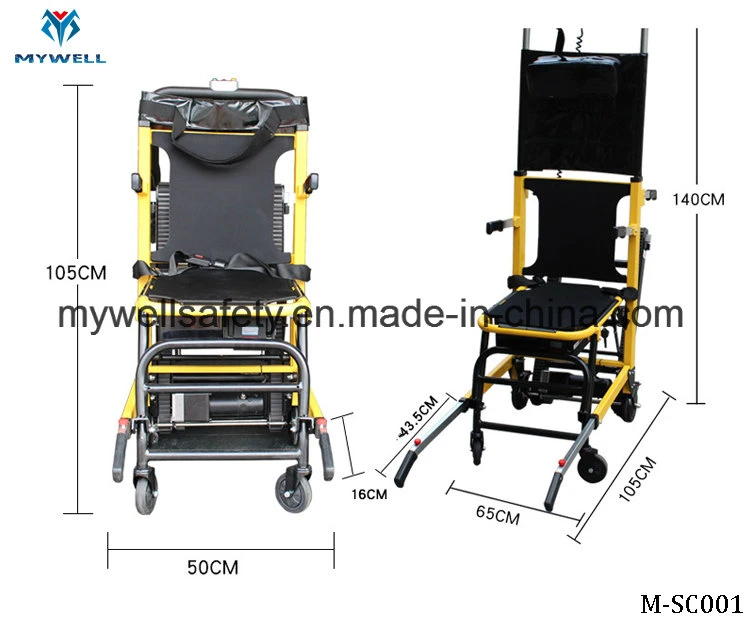 M-ESC001 Elektrischer auf- und Abstiegstreppe motorisierter Evakuierungsstuhl
