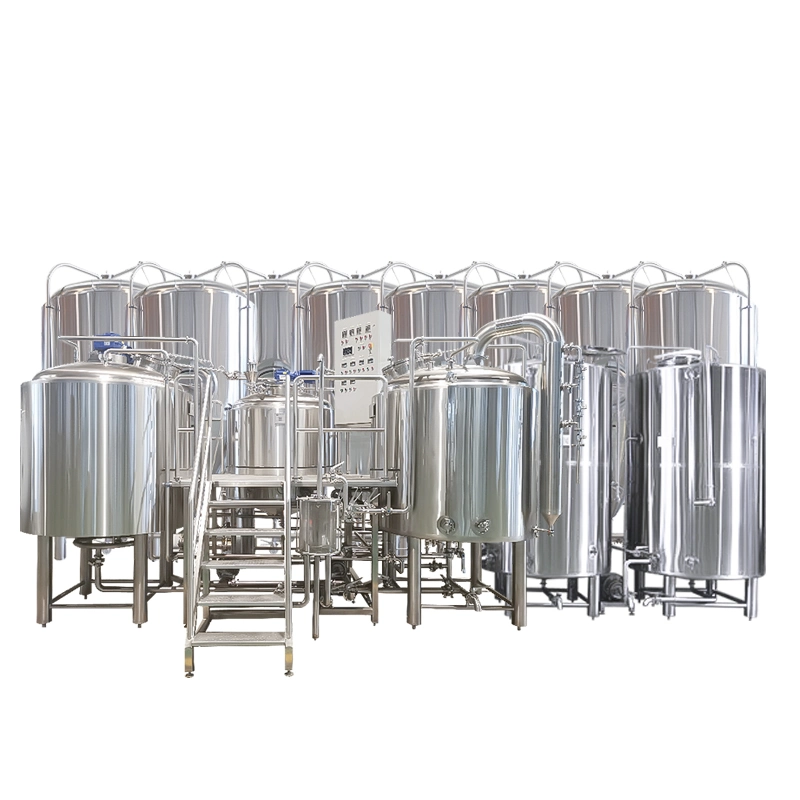 4500L 45hl sistema de cerveja soldado de aço inoxidável com controlo automático