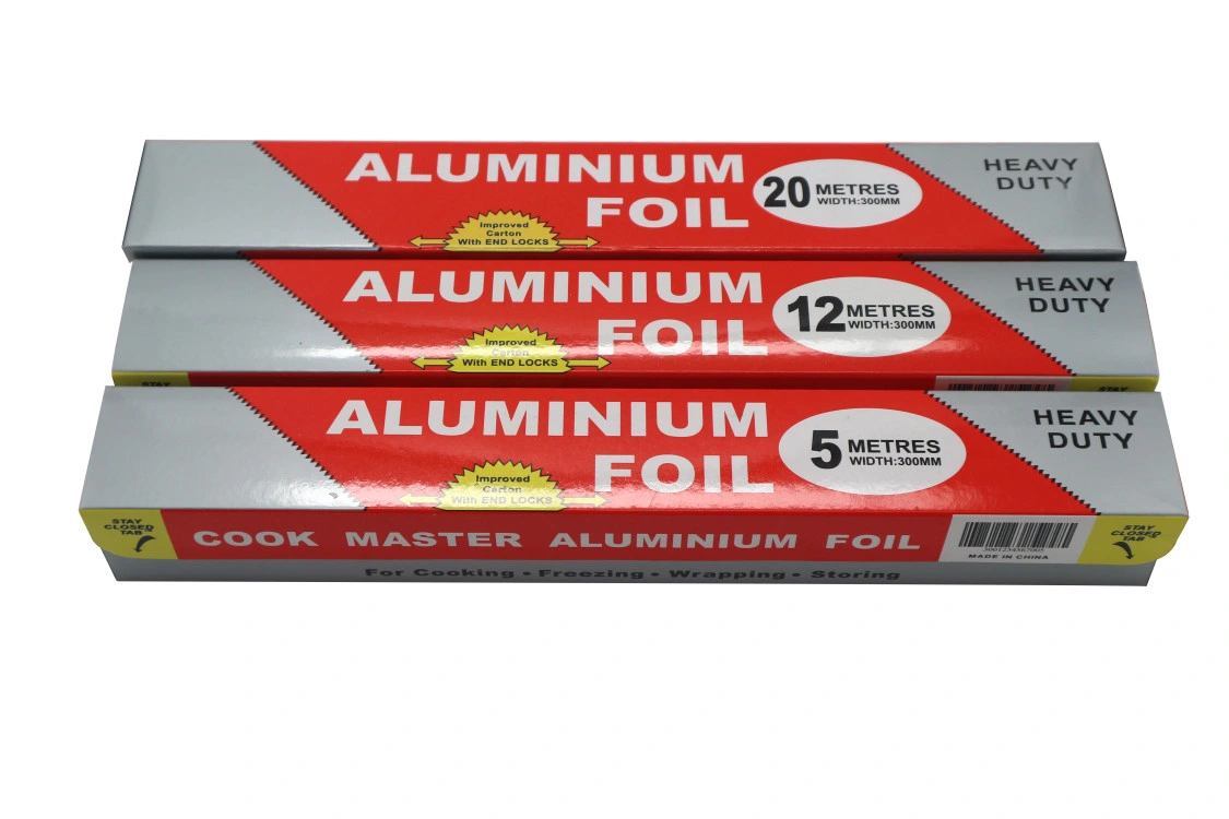 Household Aluminum Foil 8011 8006 1235 with Customized Color Box