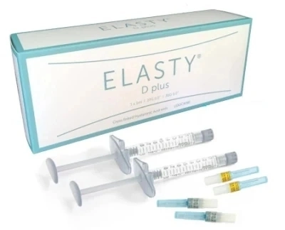 Corea entrecruzado ácido Hialurónico ácido inyectable Elasty 1ml*2 una caja