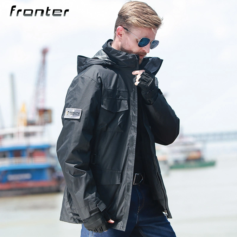 Wholesale/Supplier Outdoor 3 in 1 Hard Shell Hiking Waterproof Mens Jacket