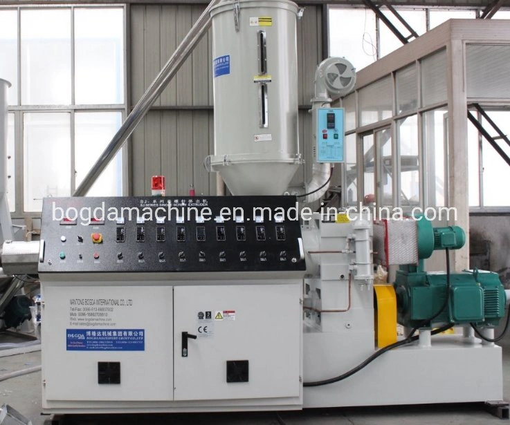 Bogda PLC Control Single Screw Extruder Plastic PVC Product Extrusion