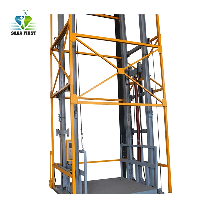 Top Sale Indoor Outdoor Used Guide Rail Elevator Cargo Lift