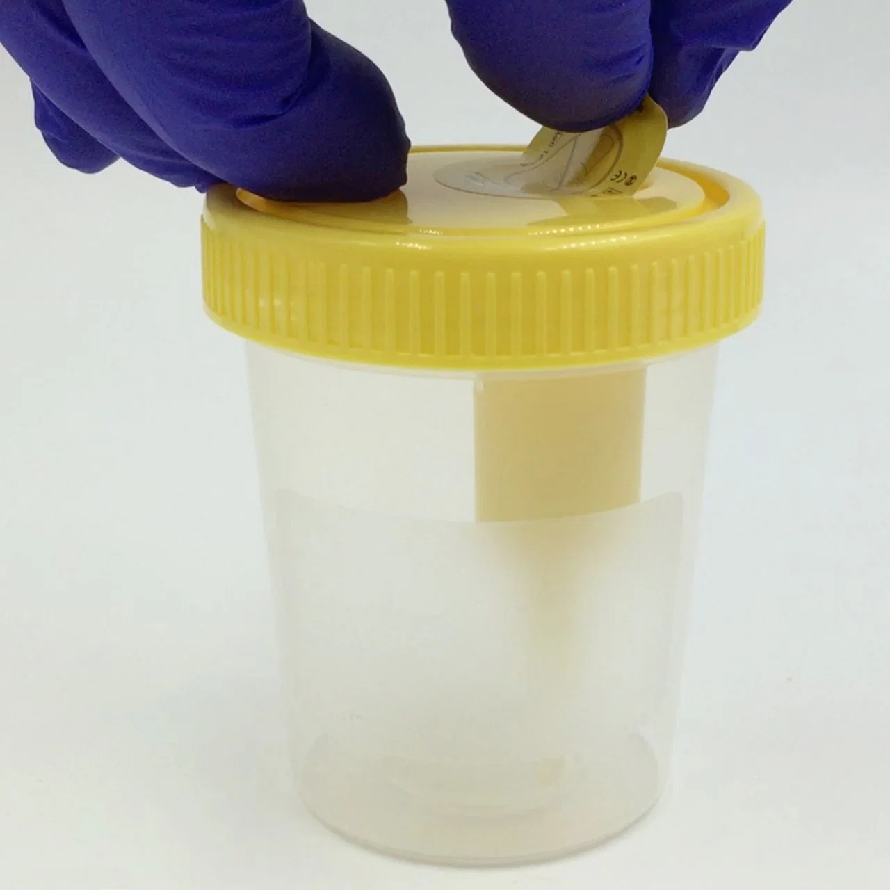 Vacuum Urine Collection Cups with 5ml or 10ml Tubes, Test Sterile Disposable Use Plastic Medical Specimen System Urine Collection Cup