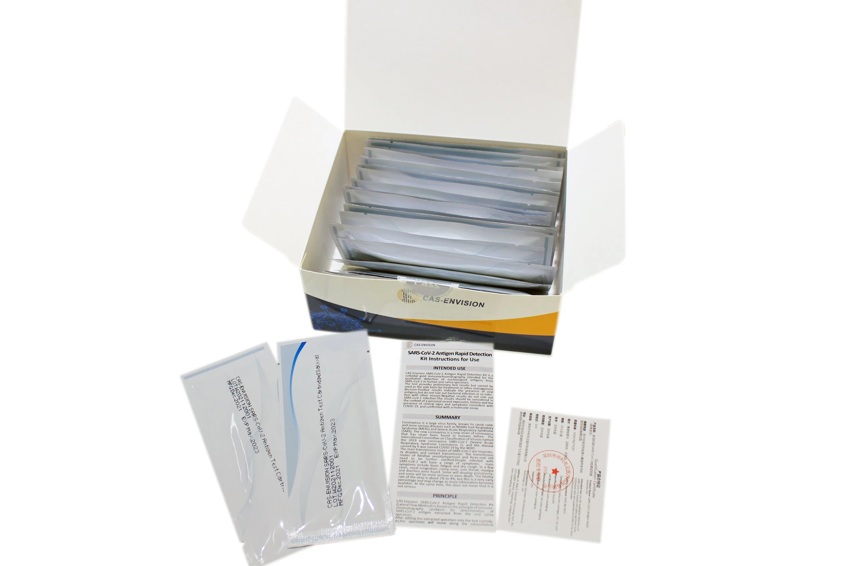 Nasal Swab Rapid Test Kit Colloidal Gold Antigen Rapid Diagnostic Testen