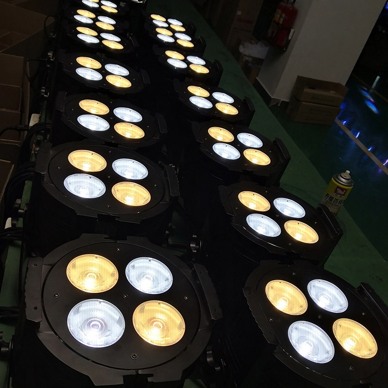 Guangzhou 4PCS 50W LED Stage COB PAR Lighting Warm White