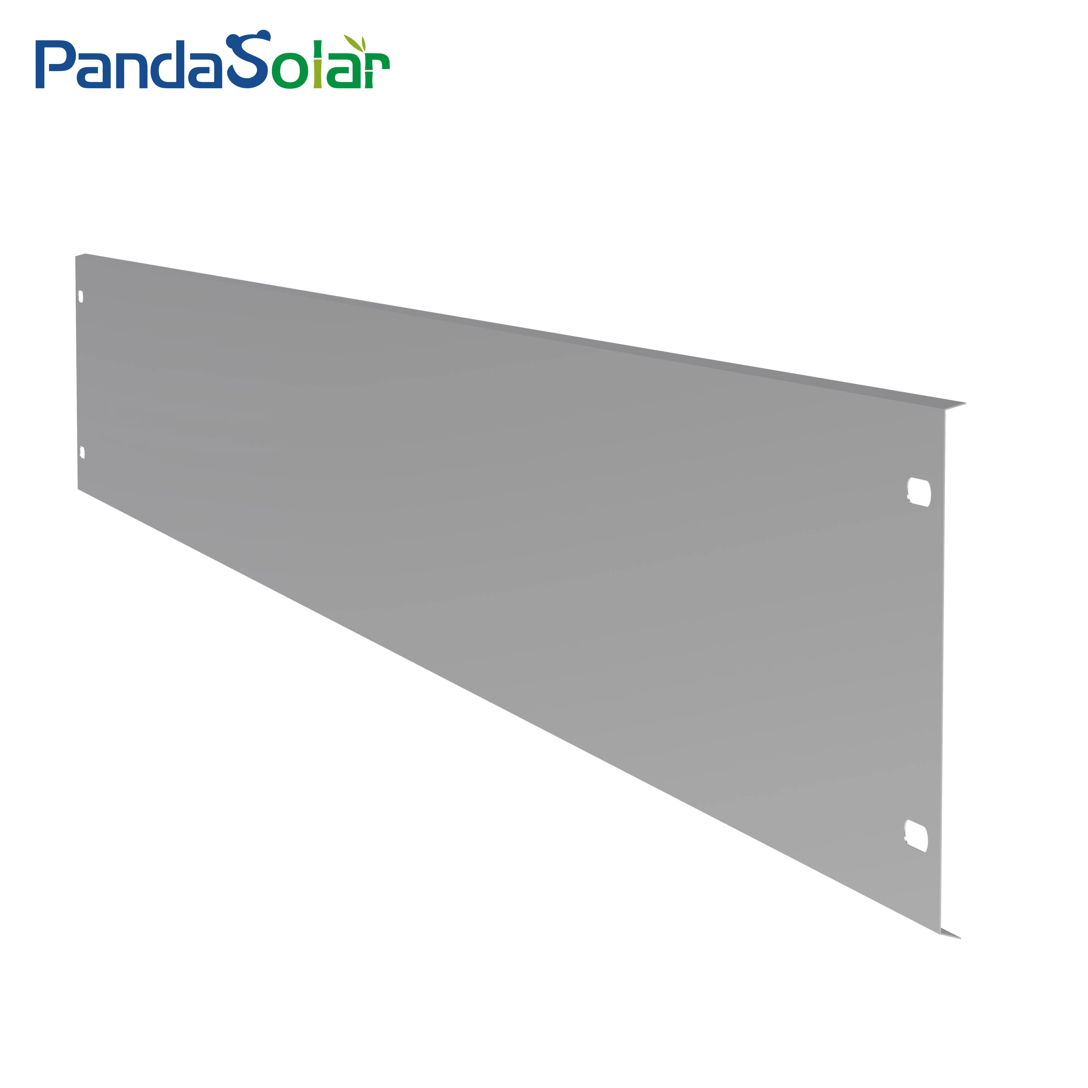 Pandasolar Support de toit plat en alliage d'aluminium avec contrepoids pour montage solaire.