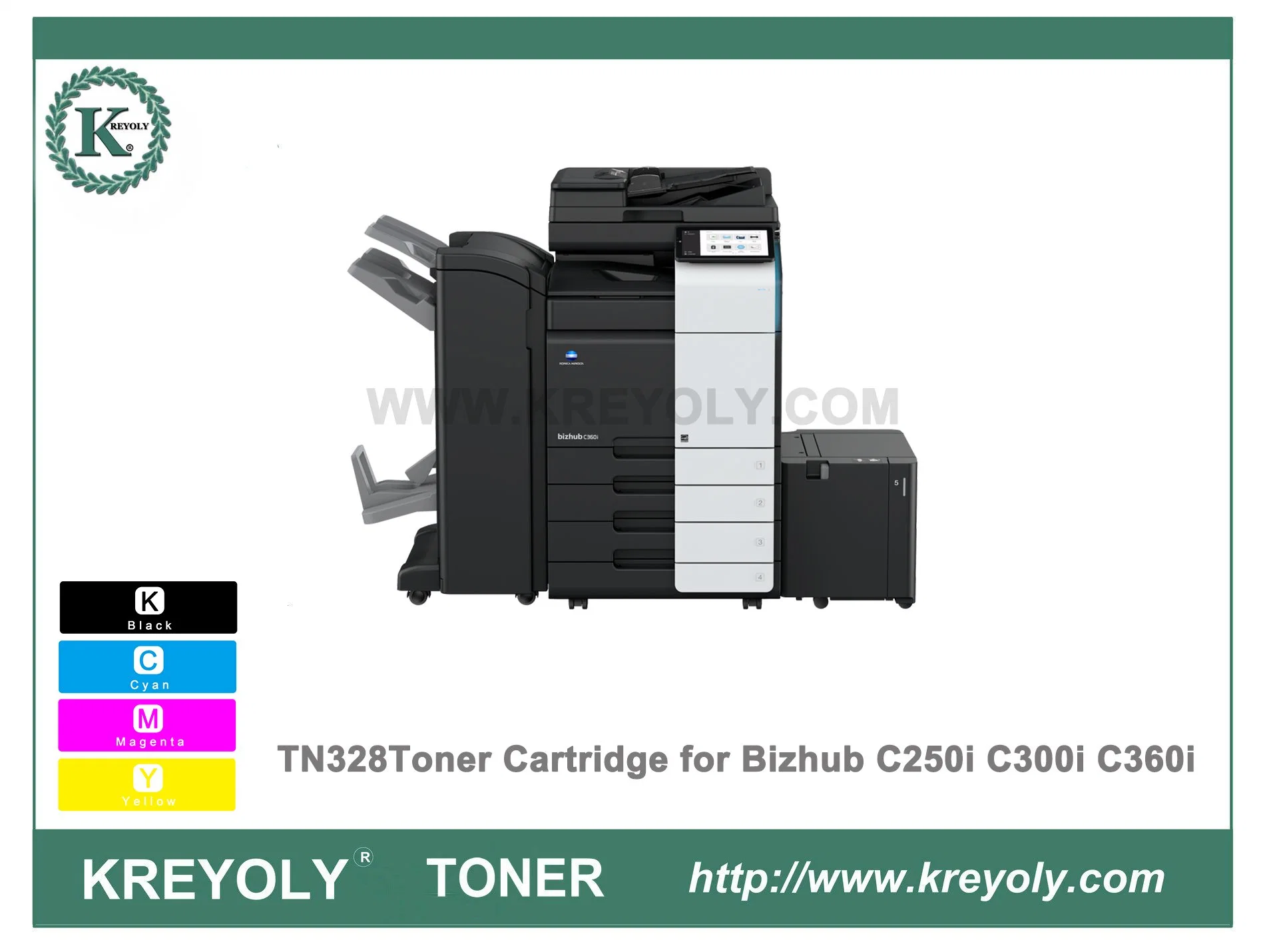 New Arrival Konica Minolta Color TN328 Toner Cartridge for Bizhub C250I C300I C360I