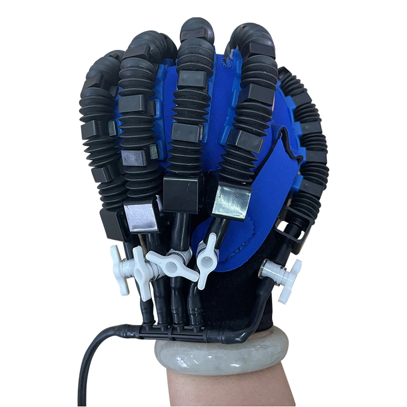 Leyidi Intelligent Air-Operated Physiotherapy Machine Stroke Patients Hands Finger Practice Exercise Rehabilitation Robot Glove Hand Rehabilitation Equipment