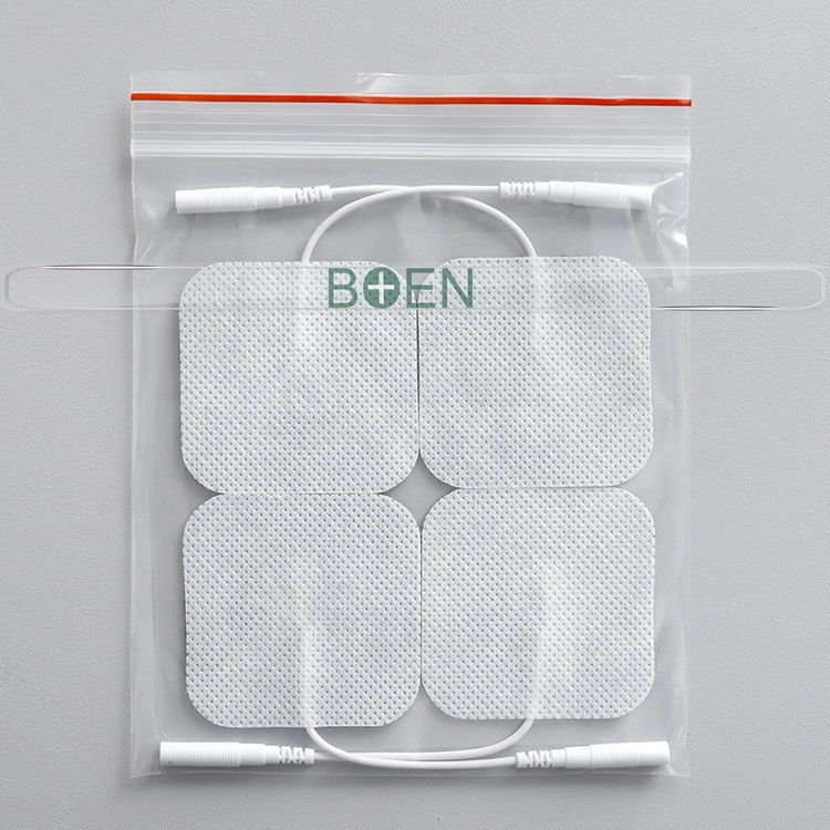 50*50mm Tens Electrode Pad with 2.0mm Pin Connector Pigtail