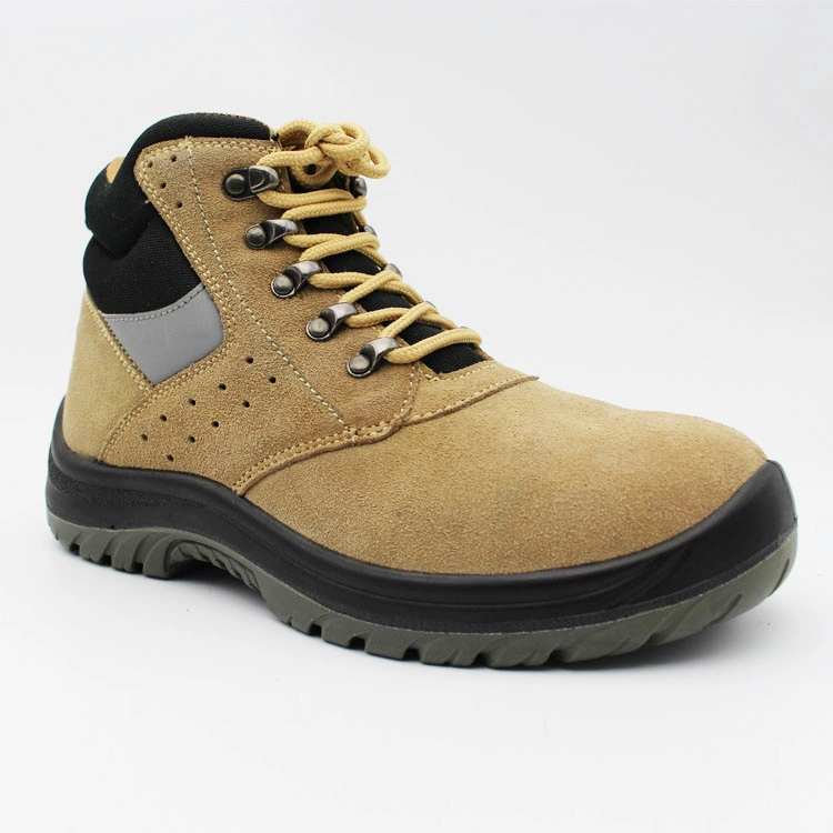 S1p Suede Leather/Cow Split Leather Safety Shoes